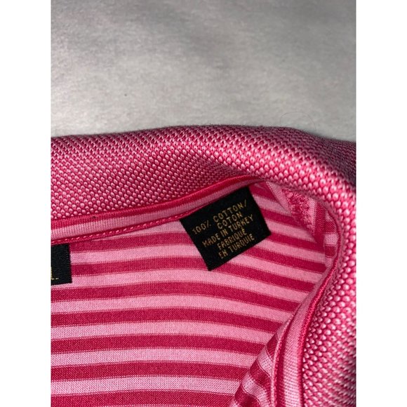 Bobby Jones Golf Polo Pink Striped Size XL - Picture 5 of 7